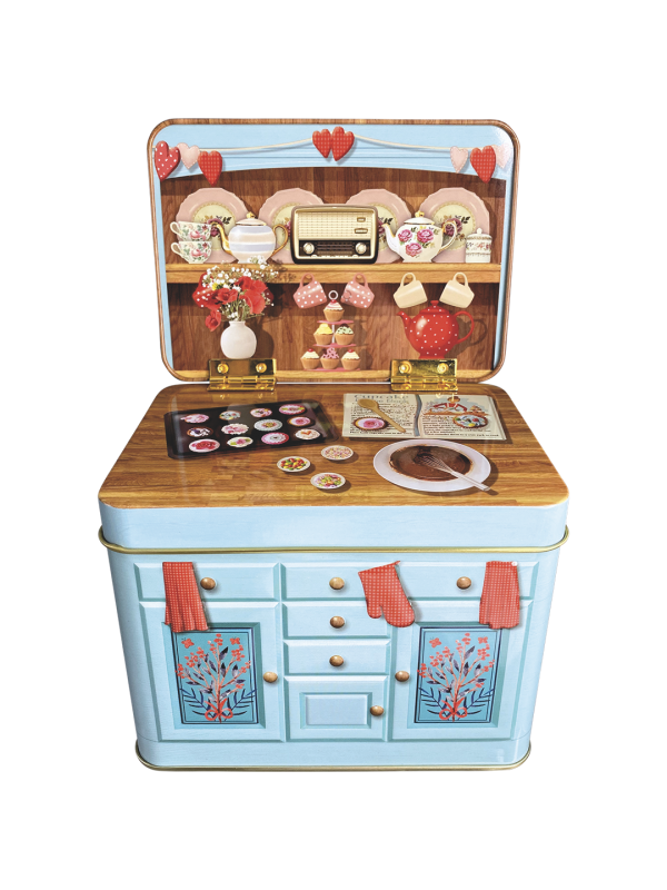 Scatola di latta Credenza Cupcake - StyleBox