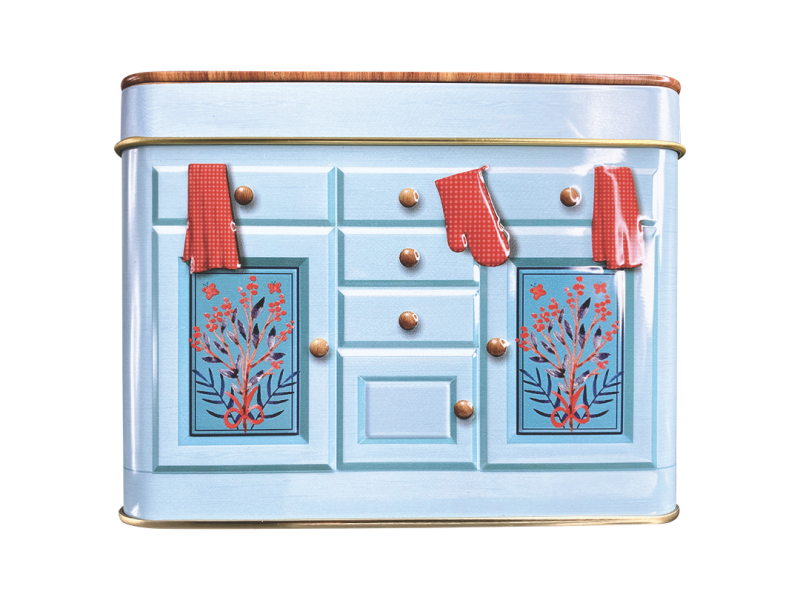 Scatola di latta Credenza Cupcake - StyleBox