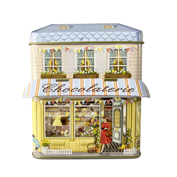 Scatola di latta "Chocolaterie" - StyleBox