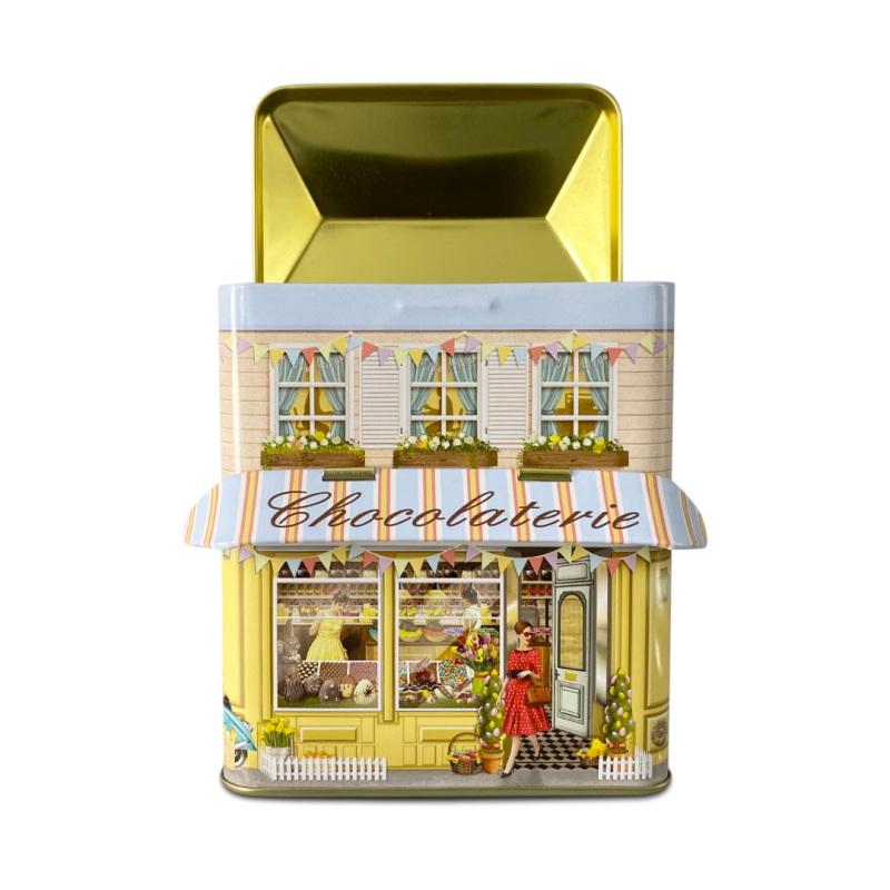 Scatola di latta "Chocolaterie" - StyleBox