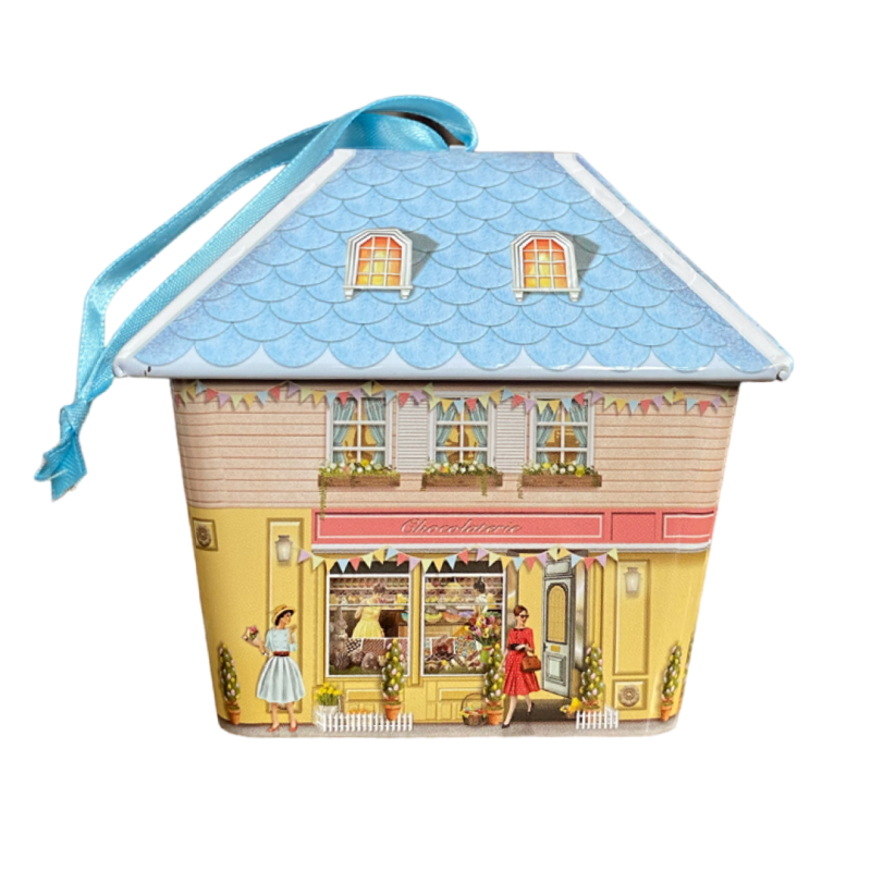Scatola di latta Mini casetta Chocolaterie - StyleBox