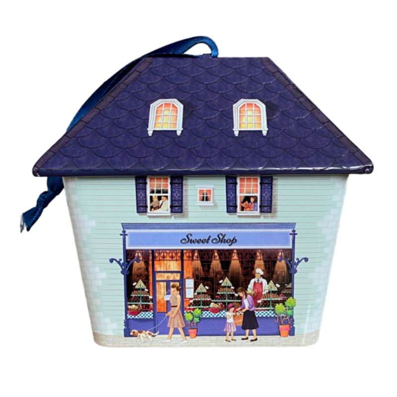 Scatola di latta Mini casetta Sweet shop - StyleBox