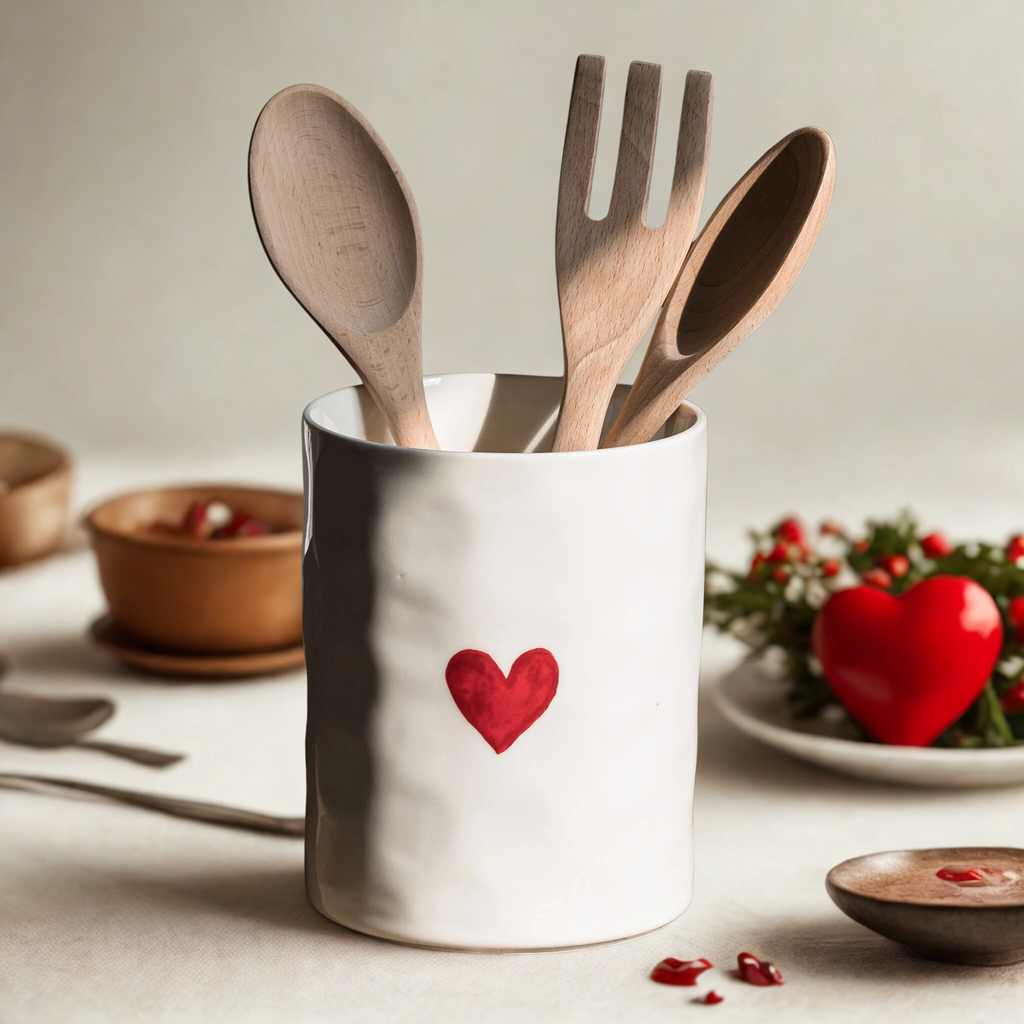 Portamestoli "Cuore Rosso" - Simple Day