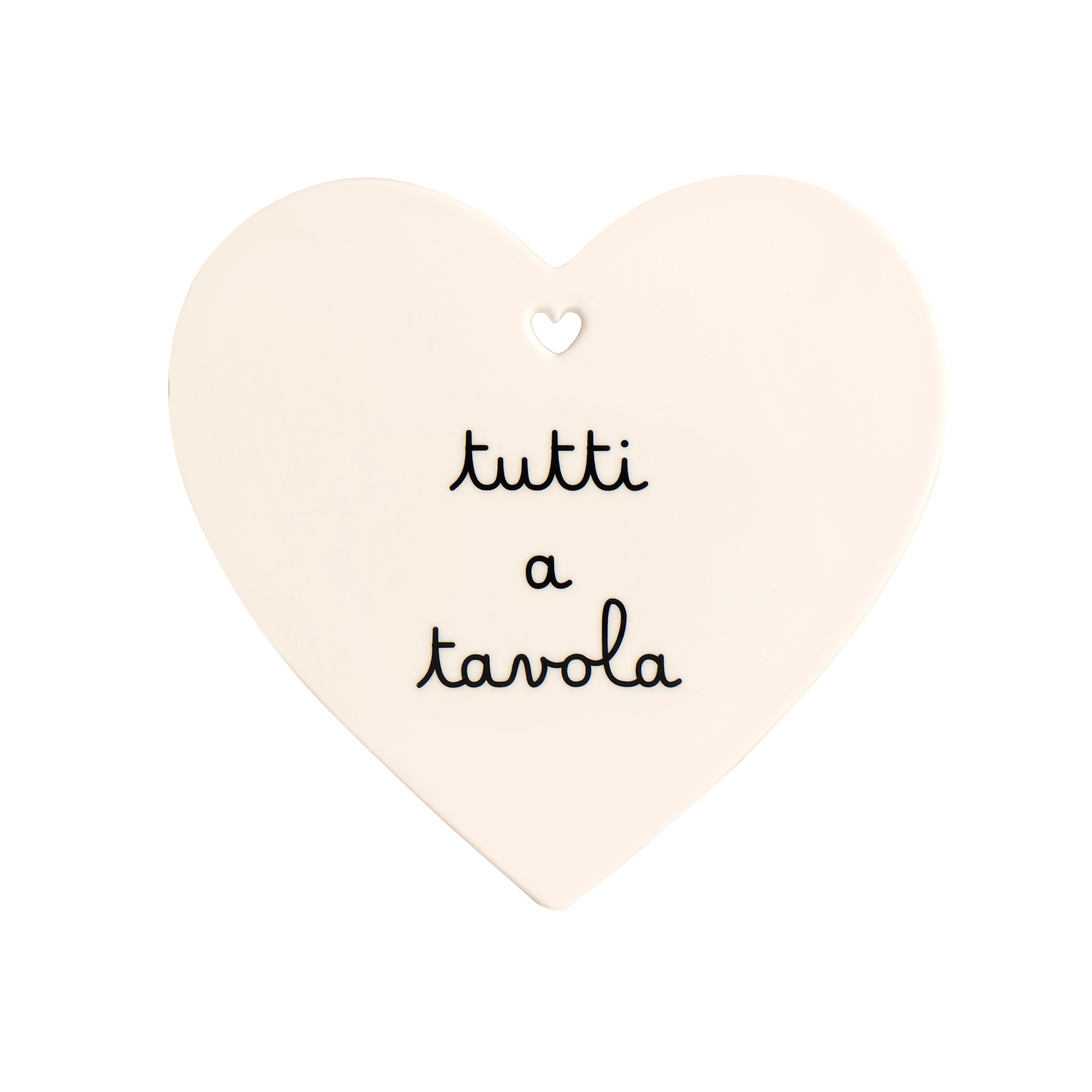 Sottopentola cuore "Tutti a tavola" - Simple Day