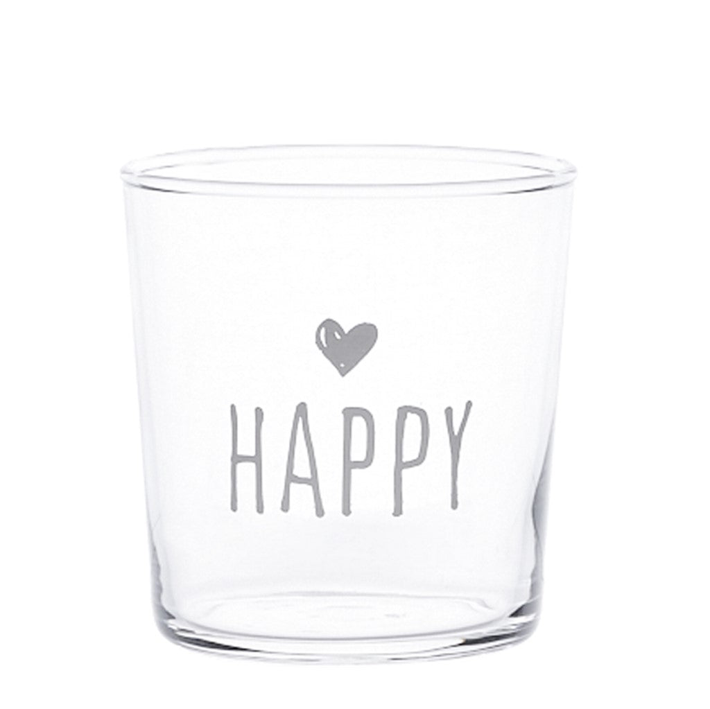 Set 6 bicchieri acqua "Happy" - Simple Day