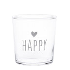 Set 6 bicchieri acqua "Happy" - Simple Day