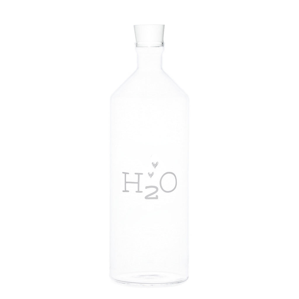 "H2O" Glass Bottle - Simple Day