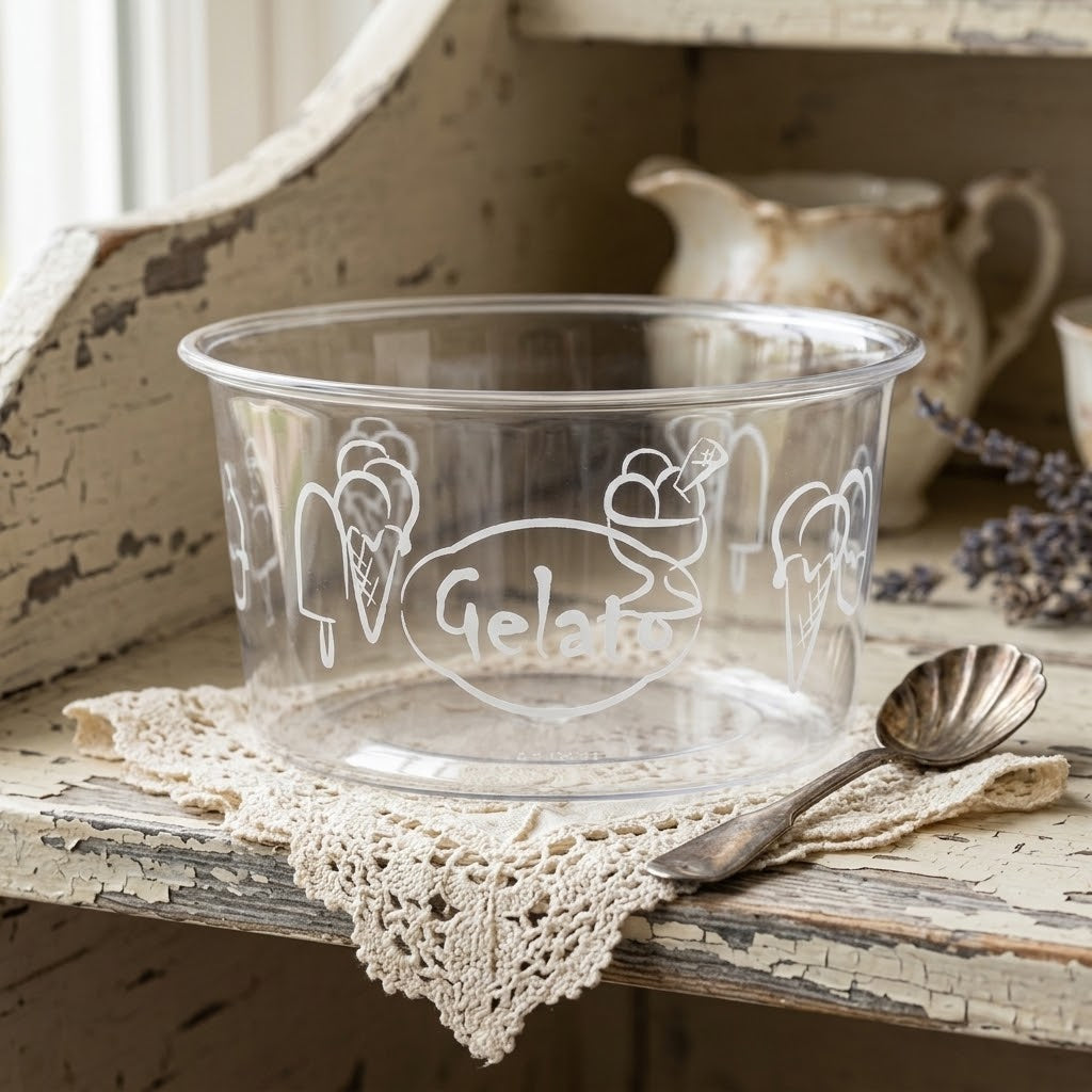 Set of 2 "Gelato" glass bowls - Simple Day