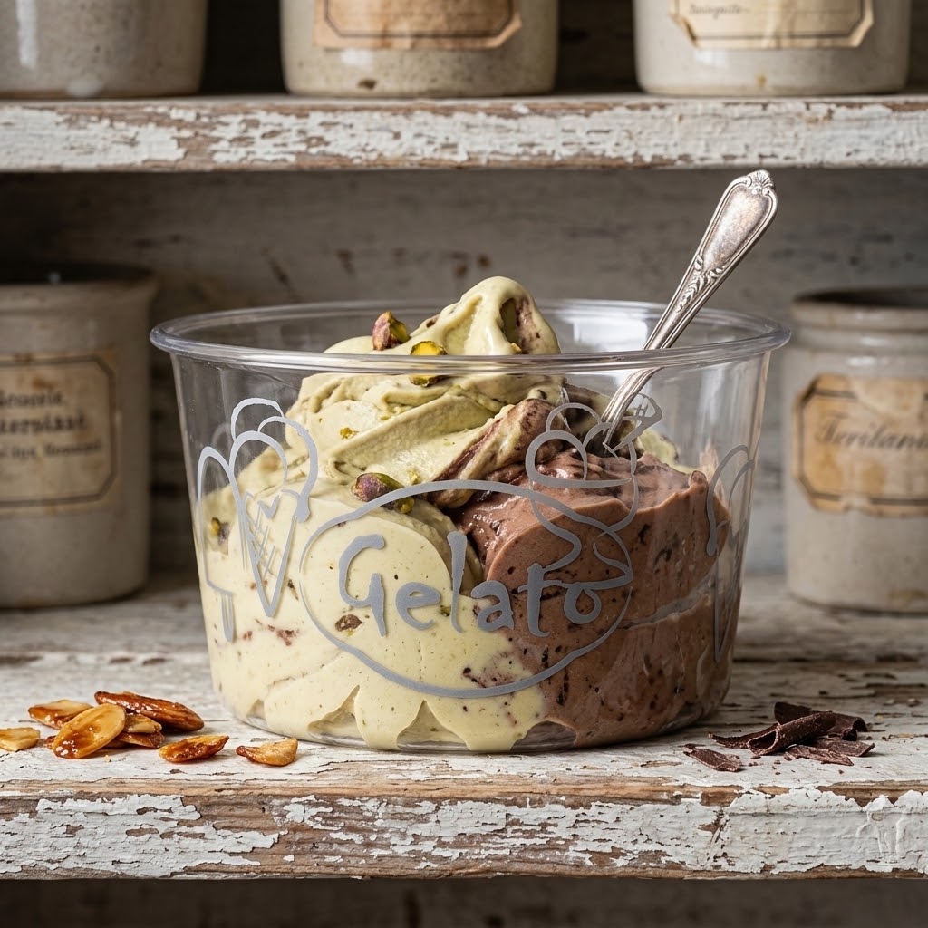 Set of 2 "Gelato" glass bowls - Simple Day