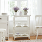 Tavolino bianco anticato - Chic Antique