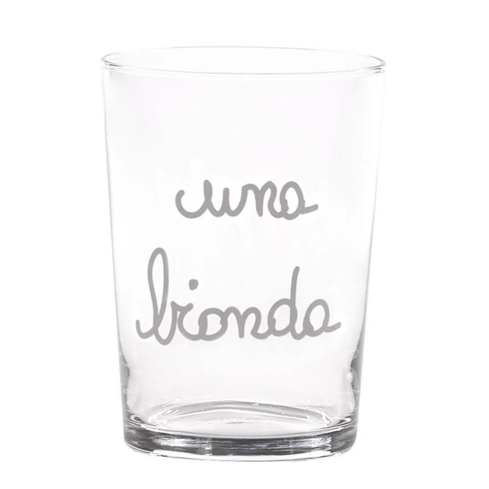 Set 6 Bicchieri birra "Una bionda" - Simple Day