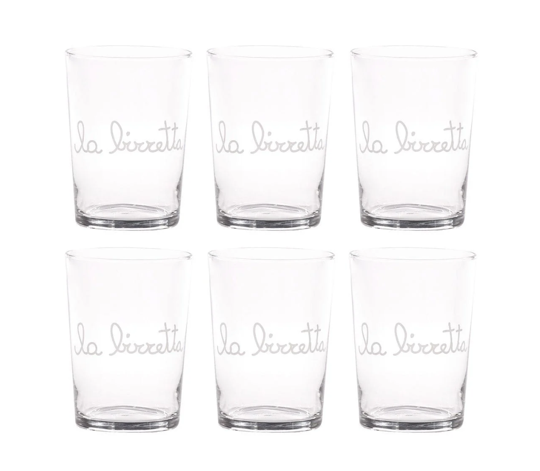 Set 6 Bicchieri birra "La Birretta" - Simple Day