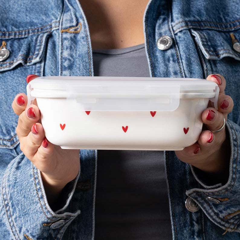 M Container "Red Hearts" - Simple Day