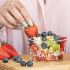 Set 2 coppette in vetro "Frutta fresca" - Simple Day