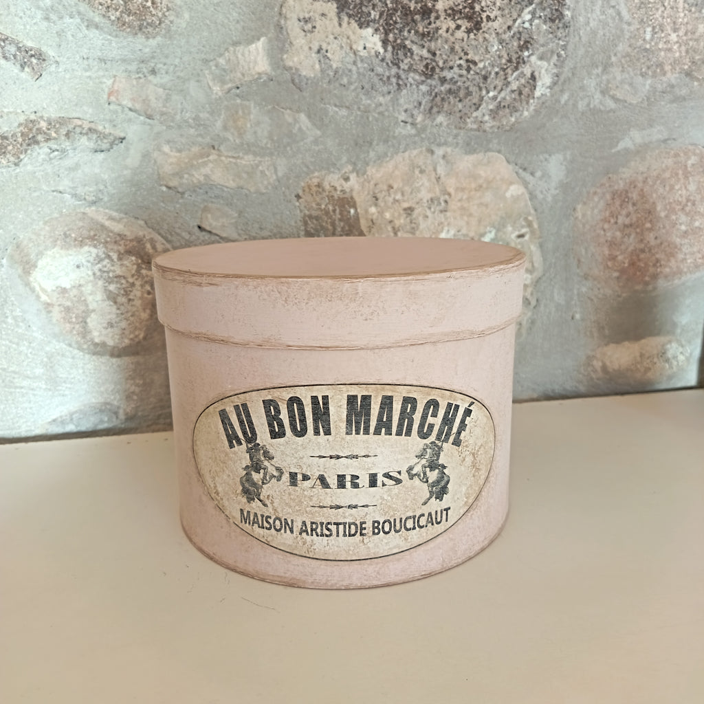 Hand-painted hatbox - Pink
