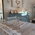 White Metal Napkin Holder with Lock - Cloth Clouds
