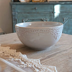 Set of 2 "Belle Epoque" bowls - Fabric clouds