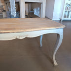 Tavolino basso in legno dipinto a mano