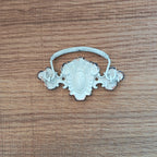 Antique cream white furniture handle
