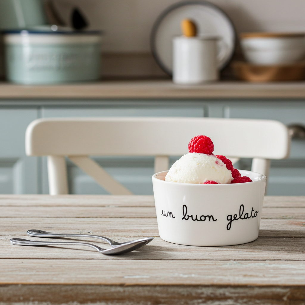 Set 2 coppette in gres "Un buon gelato" - Simple Day