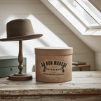 Hand-painted hatbox - S 15cm / M 20cm / L 25cm