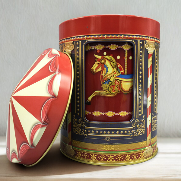 Scatola di latta Carillon Giostra - StyleBox
