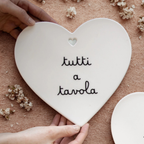 Sottopentola cuore "Tutti a tavola" - Simple Day
