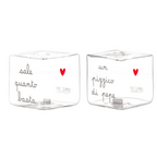 Set Sale-Pepe vetro quadrati - Simple Day