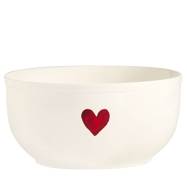 Red Heart Salad Bowl - Simple Day