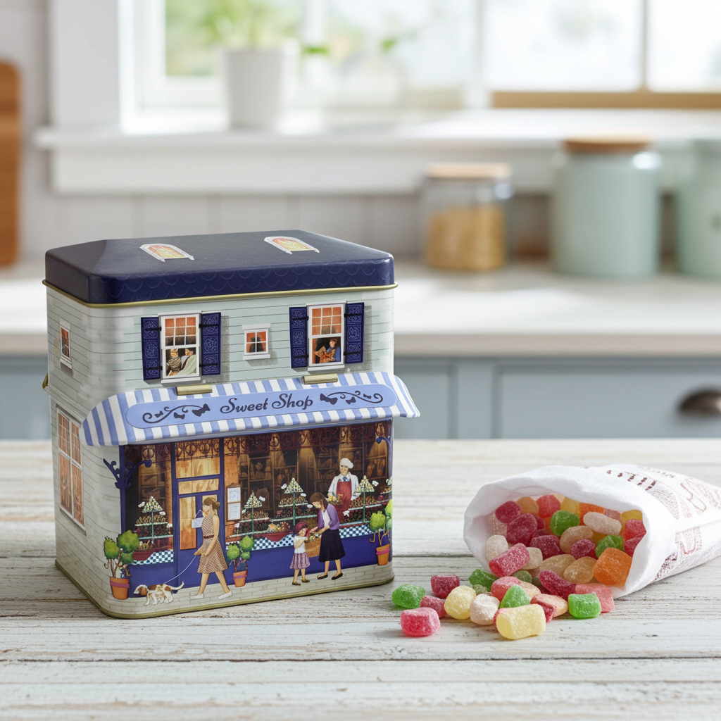 Scatola di latta "Sweet shop" - StyleBox