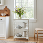 Tavolino bianco anticato - Chic Antique