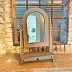 Specchio antico da appoggio - Tortora