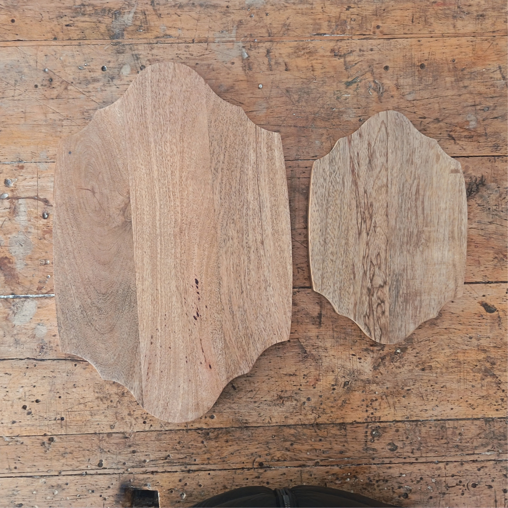 Set 2 taglieri in legno