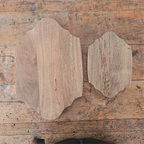 Set 2 taglieri in legno