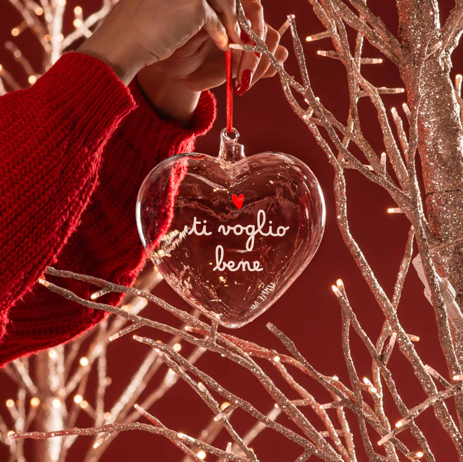 Pallina cuore Ti voglio bene - 11 cm - Simple day