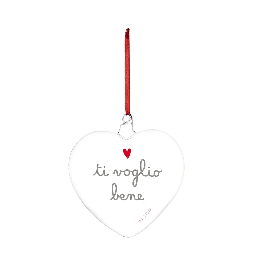 Pallina cuore Ti voglio bene - 11 cm - Simple day