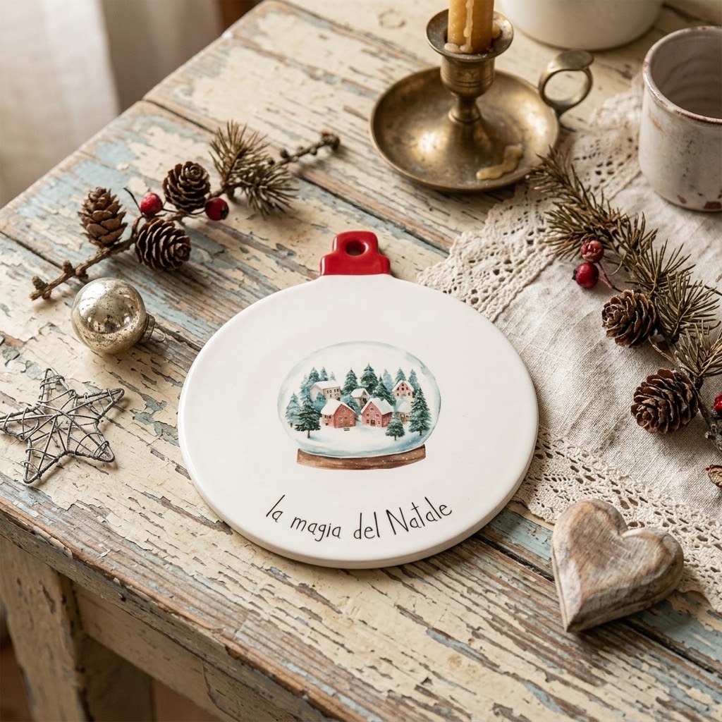Sottopentola cuore "La magia del Natale" - Simple Day