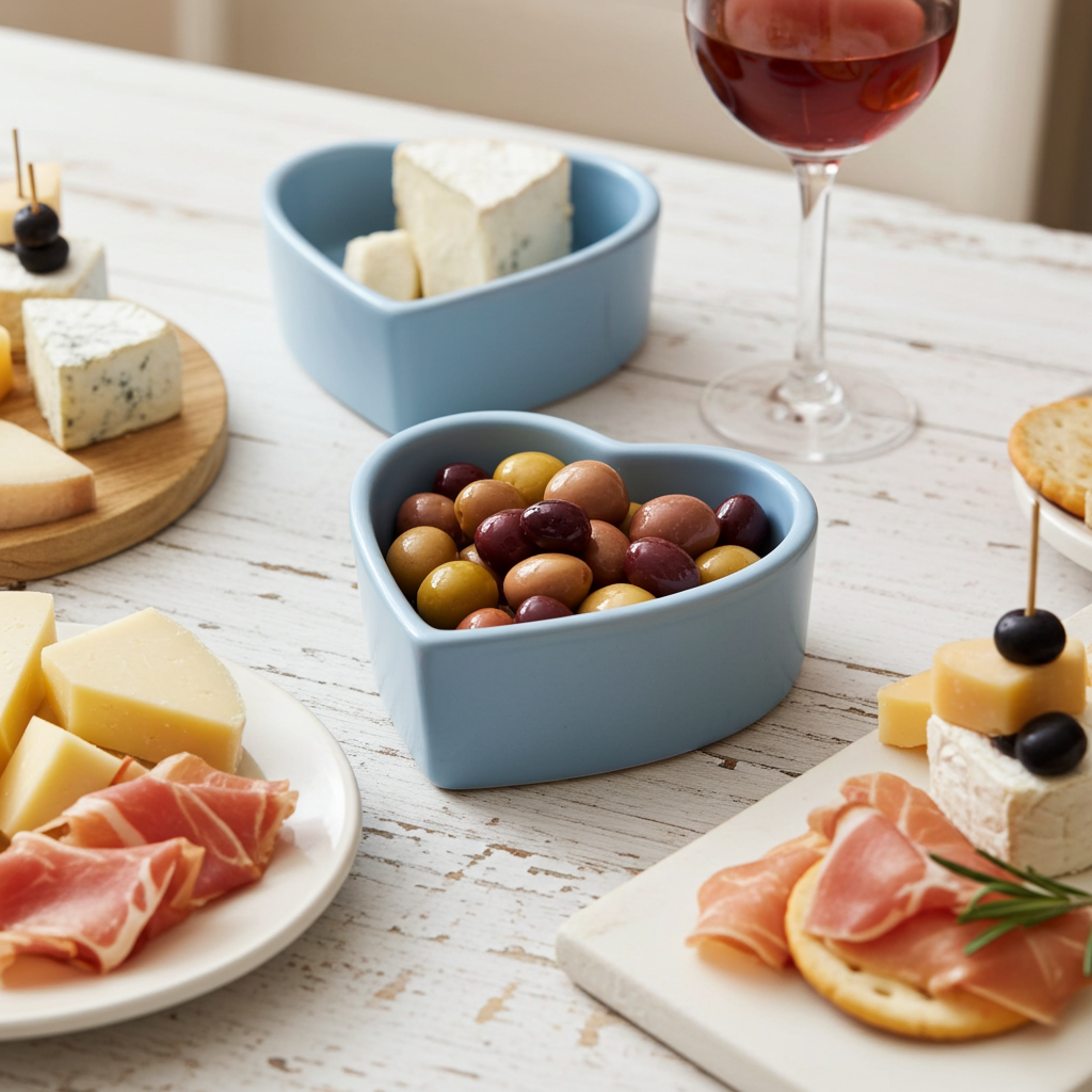 Coppetta a cuore celeste - Luxe Lodge