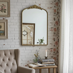 Specchio oro con decoro - Chic Antique