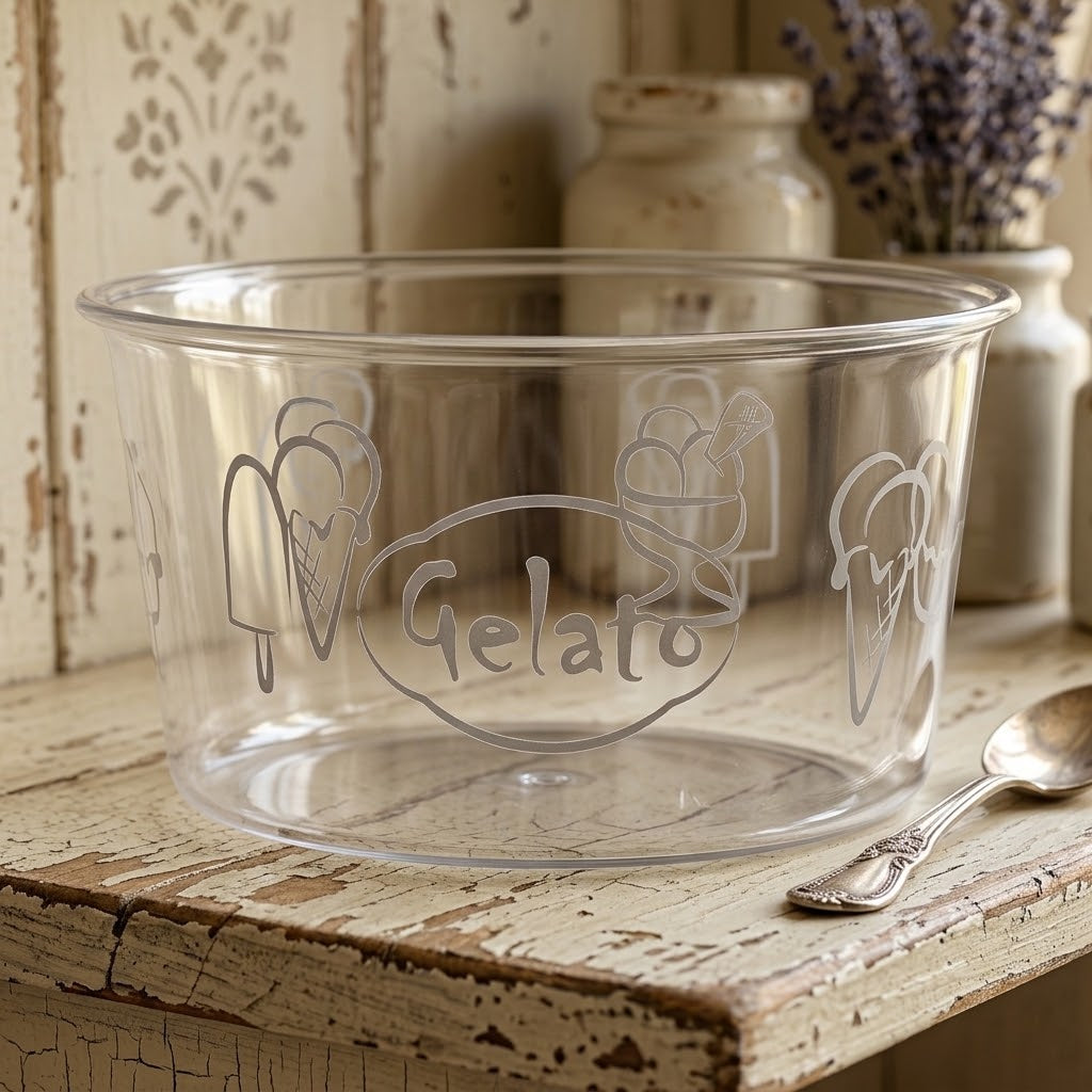 Set of 2 "Gelato" glass bowls - Simple Day
