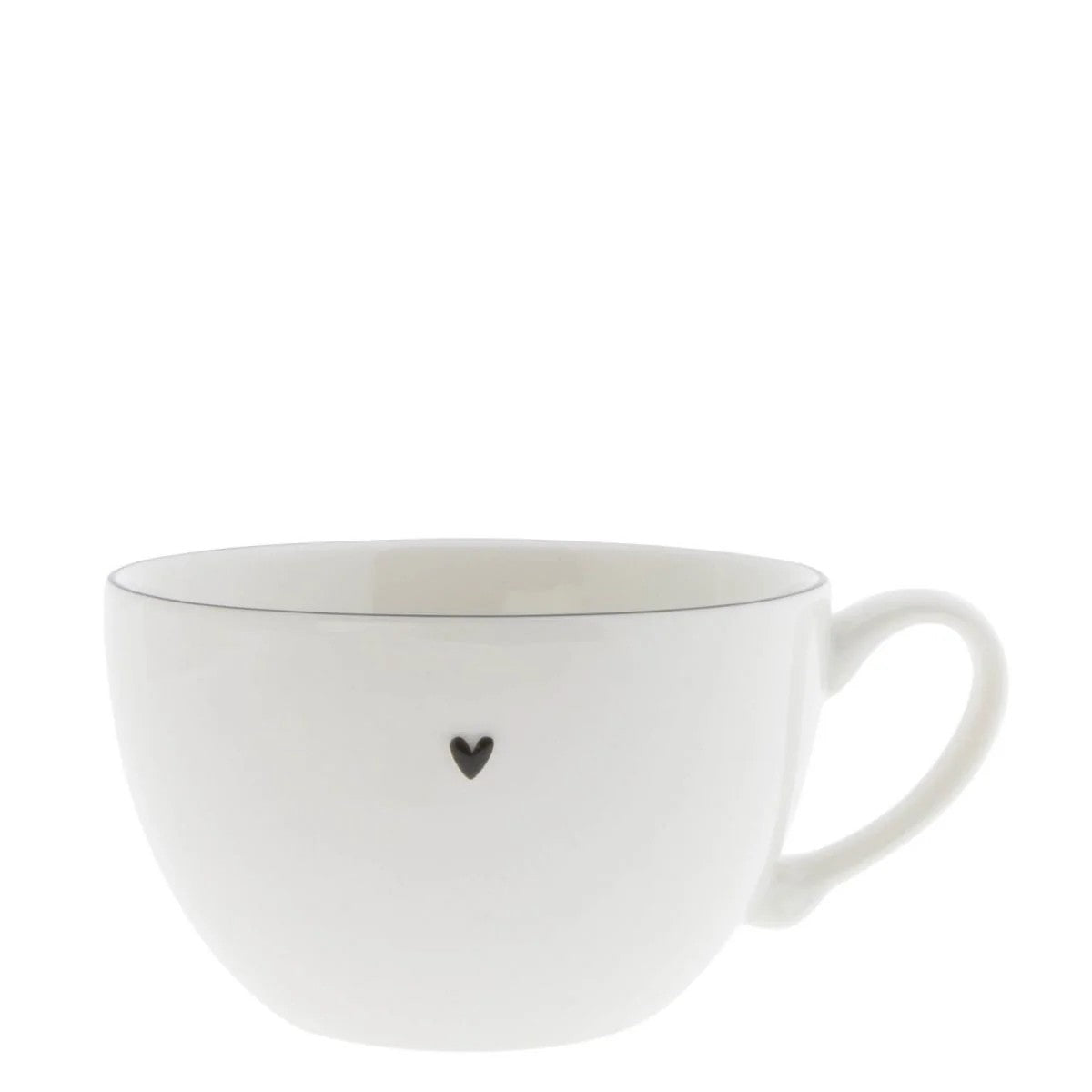 Tazza grande tonda con manico e cuore - Bastion Collection
