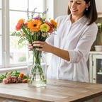 "Fresh Flowers" Flower Vase - Simple Day