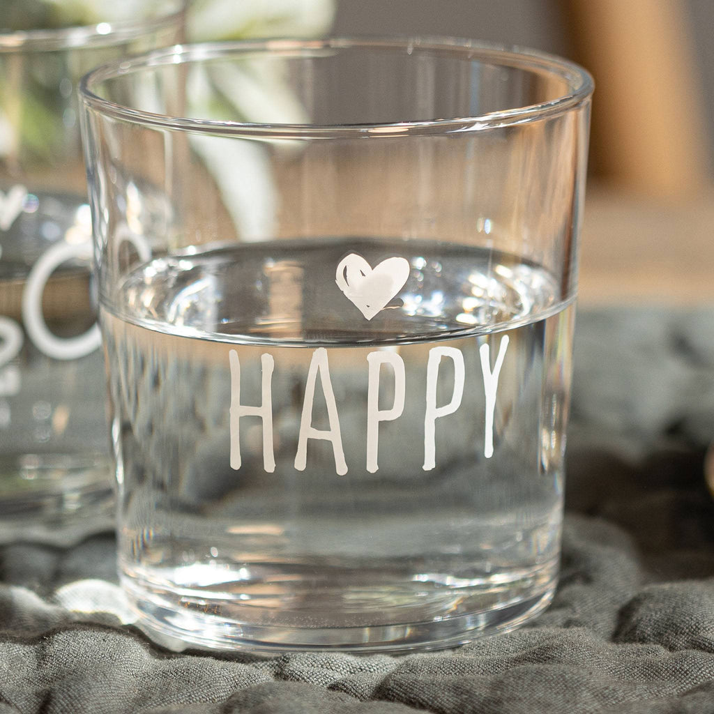 Set 6 bicchieri acqua "Happy" - Simple Day