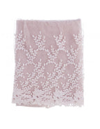Coppia spugna viso e ospite con ricami - Azzurro/Rosa/Beige - Blanc Mariclò