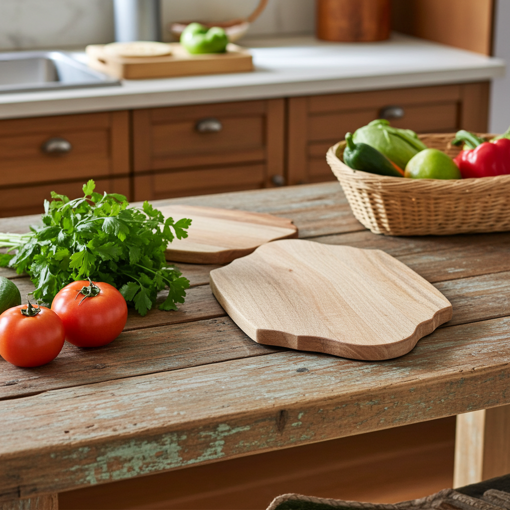 Set 2 taglieri in legno