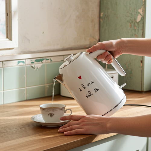 Bollitore elettrico "E' l'ora del tè" 1,7 l - Simple Day