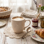 Tazza mug in ceramica rosa baby - Luxe Lodge