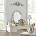 Decorazione da parete a forma di fiocco sulle tonalità del verde - Blanc Mariclò