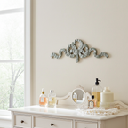 Decorazione da parete a forma di fiocco sulle tonalità del verde - Blanc Mariclò