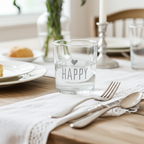 Set 6 bicchieri acqua "Happy" - Simple Day